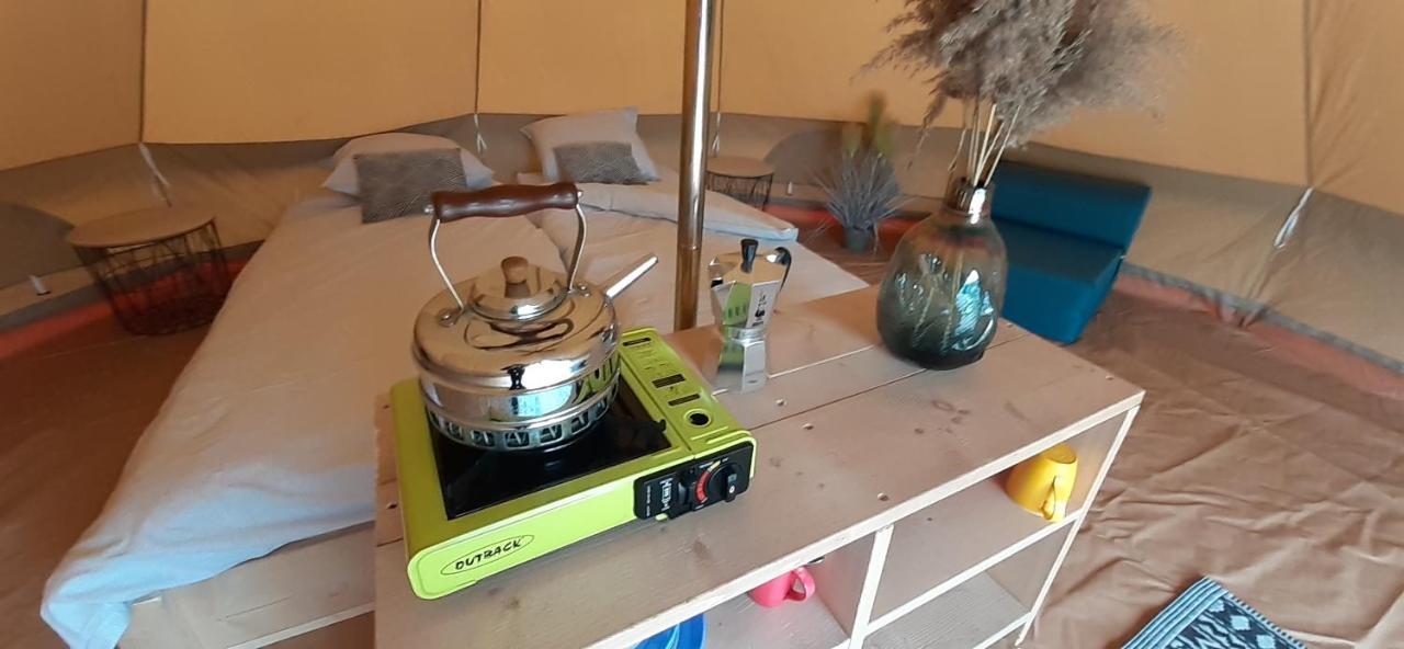 Tente Bell Au Camping Hautoreille Bannes  Exteriér fotografie